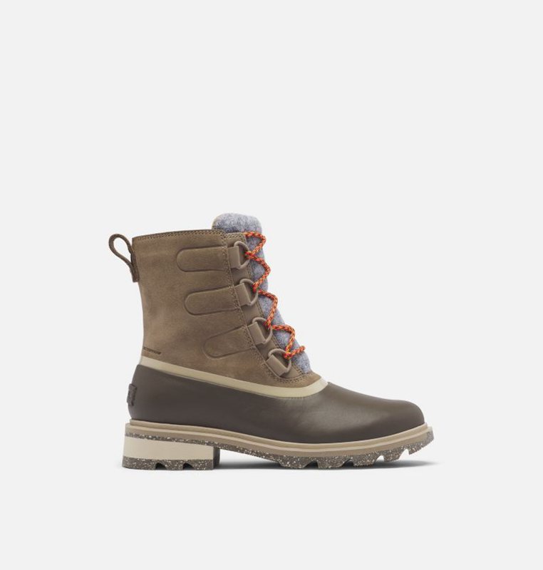 Sorel Kadın Lennox™ Street Lace Mid - Yağmur Bot Haki - 539-TYROLD